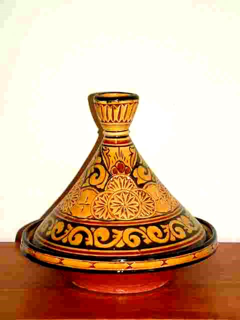 Large carved Tagine 12"